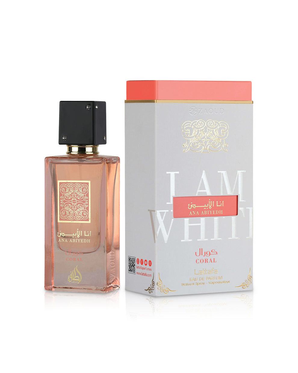 ANA ABIYEDH CORAL DE LATTAFA – PERFUME ÁRABE ORIGINAL UNISEX